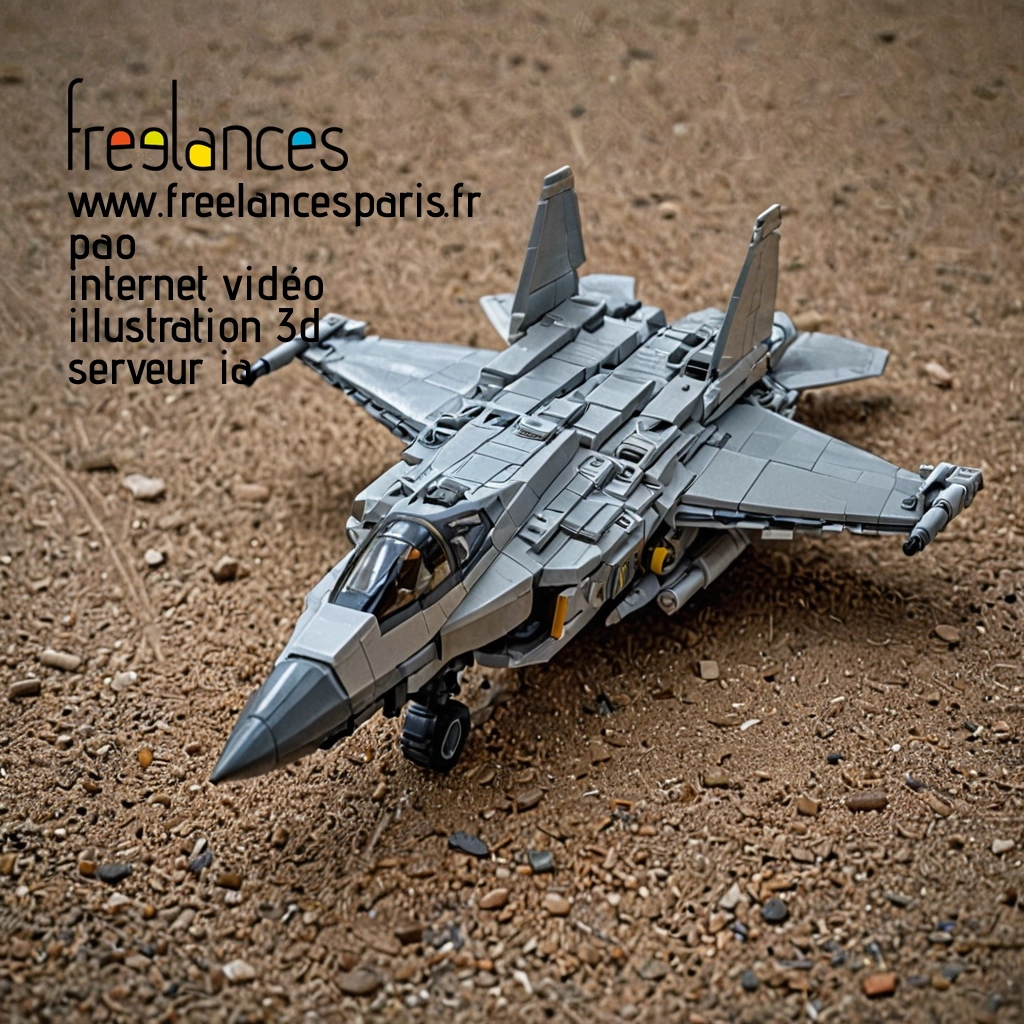 Pao mise en page internet vidéo illustration 3d serveur IA générative AI freelance paris studio de création magazines QLBRU780